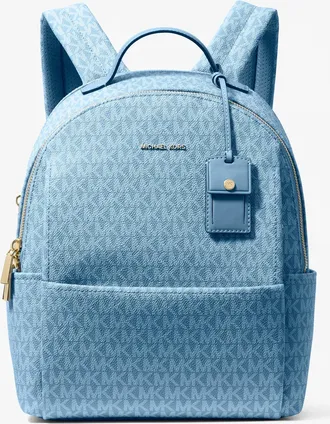 Michael Kors Sable Medium Signature Logo Backpack