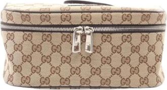 Gucci Pre-owned Vintage Belt Bag - unisex - Vintage Heuptassen - Beige - ONE Size - Leer - Vintage