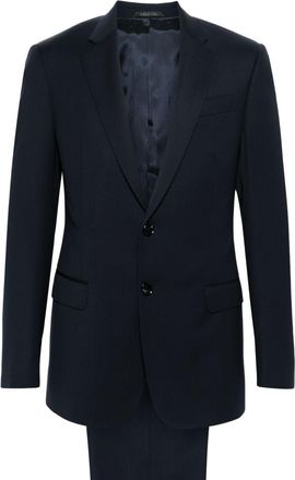 Giorgio Armani Blue Tailored Virgin Wool Suit
