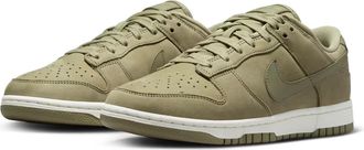Nike Dunk Low DV7415-200 Sneakers Womens Neutral Olive Leather Lifestyle Shoes