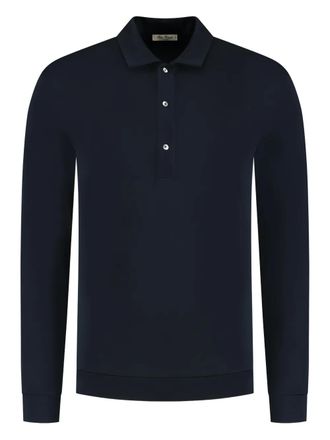 Stefan Brandt Long Sleeve LIM 3B LAFR Polo Shirt - Blue