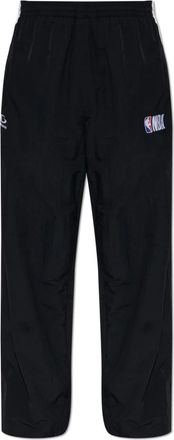 Balenciaga Sweatpants, male, Black, Size: L NBA Collaboration Tracksuit Pants