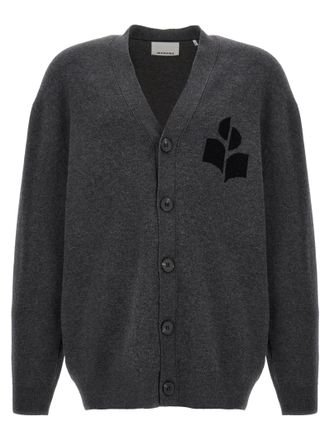 Isabel Marant Gray Cotton Mens Cardigan
