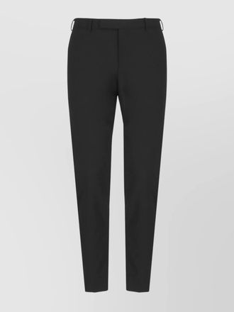 Pantaloni Torino wool straight-leg tailored trousers