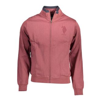 U.S.Polo Association U.S. Polo Assn., Zip-throughs, male, Red, Size: 2XL Sweatshirt with Zip