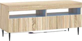 vidaXL Mueble De Tv Led Roble Sonoma Madera De Ingenier&iacute;a Vidaxl