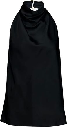 Stella McCartney Top con scollo allamericana - Nero