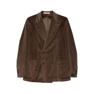 Tagliatore Heren, Jassen, Bruin, Maat: 2XL Wol