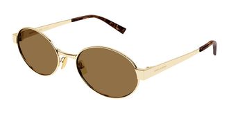 Saint Laurent SL 692 004 Womens Sunglasses Gold Size 55