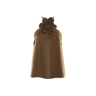 Nenette Sleeveless Tops, female, Brown, Size: M TOP