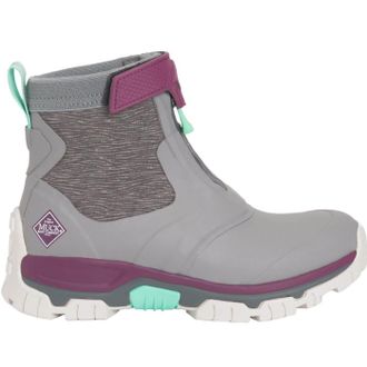 The Original Muck Boot Company Womens Apex Mid Zip Performance Waterproof Ankle Boots, Grey, 9