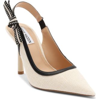 Steve Madden Stefani Slingback Pump in Cream Multi at Nordstrom Rack, Size 6.5