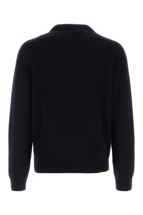Fendi Blu Navy Exterior: Cashmere Maglieria Sweater