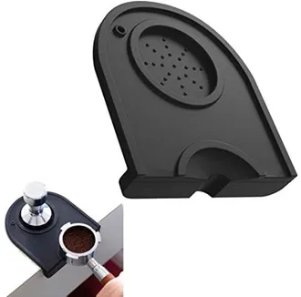 OEM Tappetino Pressino Per Caff&egrave; - Tappetino Pressino In Silicone Per Espresso - Strumento Antiscivolo Per Barista - 12,5 X 14 X 0,6 Cm