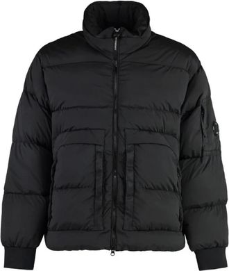 C.P. Company C.p. Company - Nycra-R Short Down Jacket - Heren - Jassen - Zwart - Maat: M Polyamide