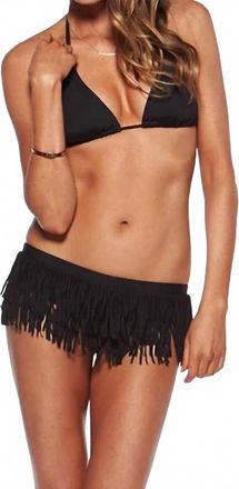 L*Space Skinnie Minnie Triangle Top In Black