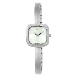 Movado Museum Quartz Green Dial Ladies Watch 608060