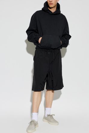 Fear of God Shorts With A Logo Patch, Mens, Black