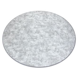 RugsX Rugsx - Alfombra Pozzolana C&iacute;rculo Plateado Grey Circulo 100 Cm