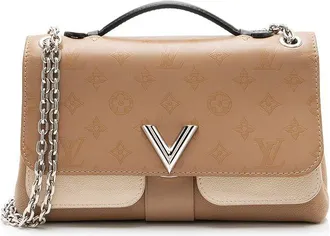 Louis Vuitton Beige Monogram Cuir Very Chain Bag (Authentic Pre-Loved)