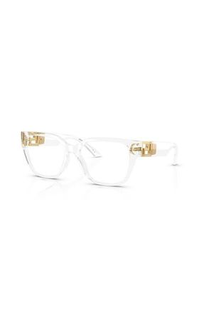 Versace 52mm Square optical glasses in Transparent at Nordstrom