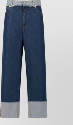 Marni cotton bleached wide-leg jeans