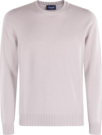 Drumohr Trui met ronde hals - Heren - Ronde hals truien - Beige - M - Truien & Vesten