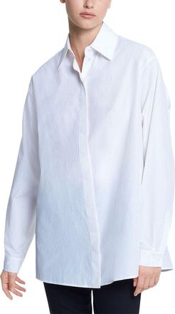 Michael Kors Taffeta Dolman Silk-Blend Top