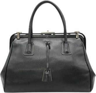 Prada Pre-owned Vintage Handbag - Dames - Vintage Handtas - Zwart - ONE Size - Leer - Vintage