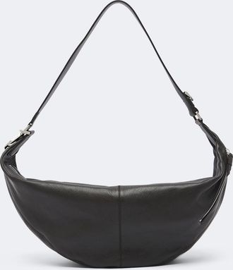 Christophe Lemaire Quiver Clip leather shoulder bag