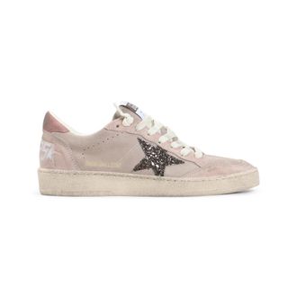Golden Goose Pink Embellished Sneakers