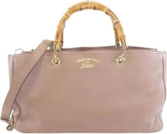 Gucci Pre-owned Handbags, female, Pink, Size: ONE SIZE Pre-owned Vintage Handbag