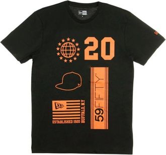 New Era Hombre, Camisetas, Negro, Talla: L