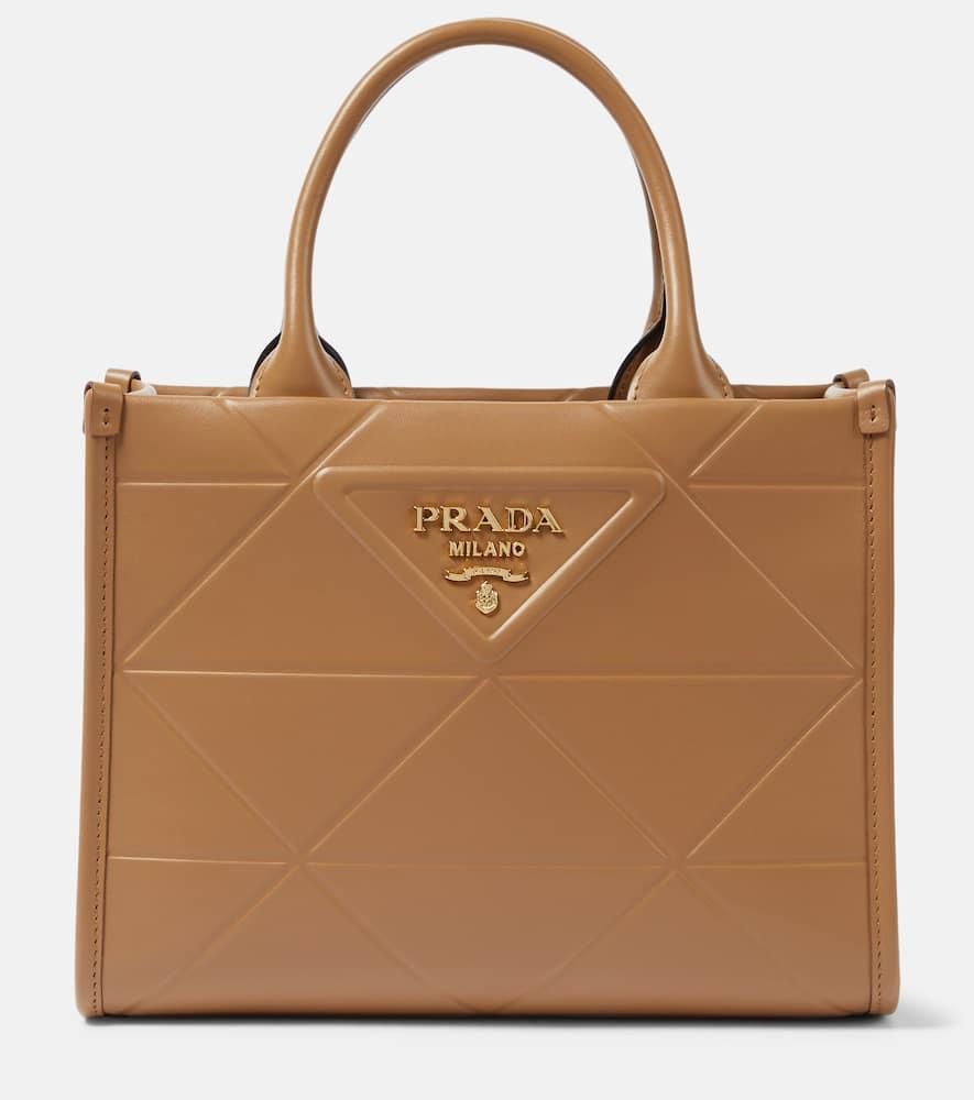 leather Bag bag brown shoulder PRADA leather Bag bag brown shoulder PRADA