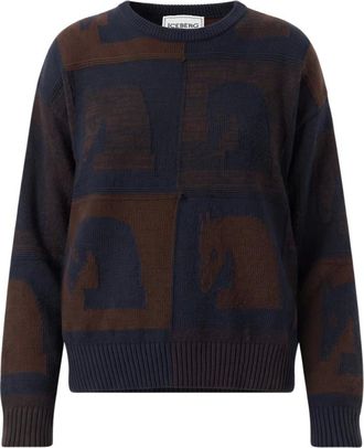 Iceberg Maglione Girocollo - - Knitwear - Donna - Multicolore - S