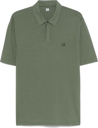 C.P. Company Polo jersey in cr&ecirc;pe - Verde