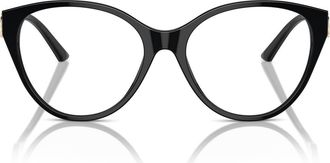 Jimmy Choo London 54mm Phantos Optical Glasses in Black/demo Lens at Nordstrom