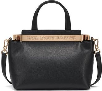 Karl Lagerfeld Jacqueline Crossbody in Black/gold at Nordstrom