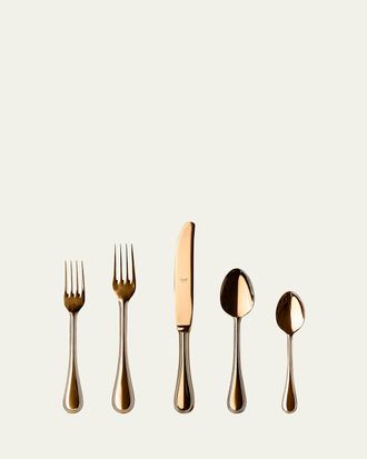 Mepra Perla Oro 5-Piece Place Setting Set