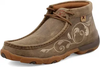 Twisted X Boots Womens Chukka Driving Moc Shoes In Bomber