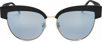 Escada Ladies Black Round Sunglasses SESA61F-1
