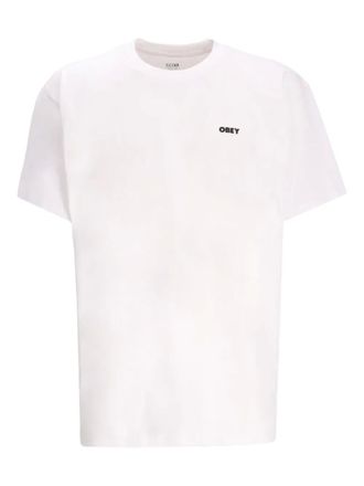 Obey T-shirt in cotone - Bianco