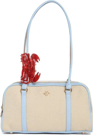 Nanette Lepore East/West Double Section Shoulder Bag in Twill-Skyway at Nordstrom Rack