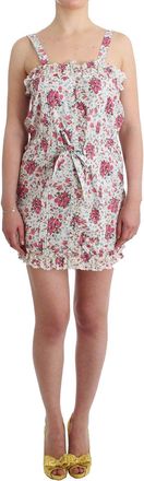 Ermanno Scervino Beachwear Floral Beach Mini Dress Womens Short