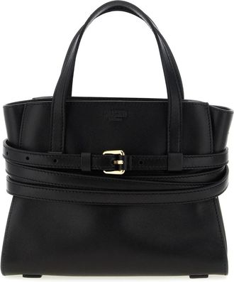 Moschino Tie Me Kleine Handtas - Dames - Handtassen - Zwart - ONE Size - Leer - Tassen