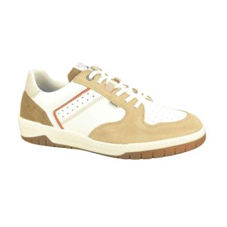 Fluchos Schoenen, Heren, Wit, 41 EU, Sportieve Beige en Witte Sneakers
