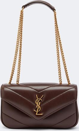Saint Laurent Borsa a spalla Loulou Mini in pelle