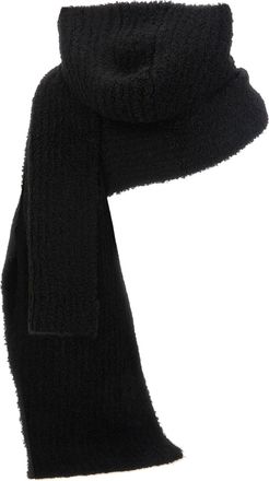 Maison Margiela Numeric Signature Boucl&eacute; Scarf - Black