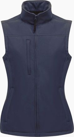 Regatta Womens Regatta Womens/Ladies Flux Softshell Bodywarmer / Sleeveless Jacket (Water Repellent & Wind Resistant) - Navy - Size: 10