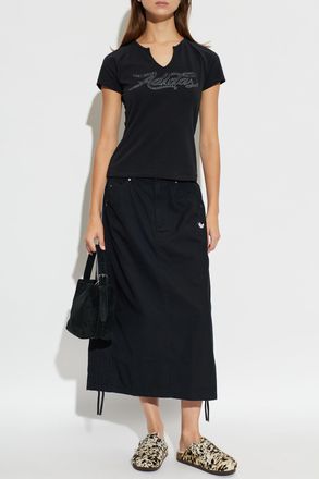 adidas Skirt With Logo, Womens, Black